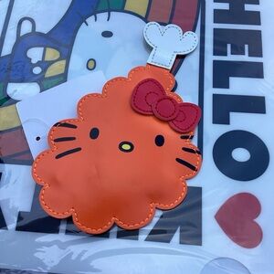 NWT Sanrio 2013 Hello Kitty Drumstick Graphic Coin Purse Vinyl Hard to find